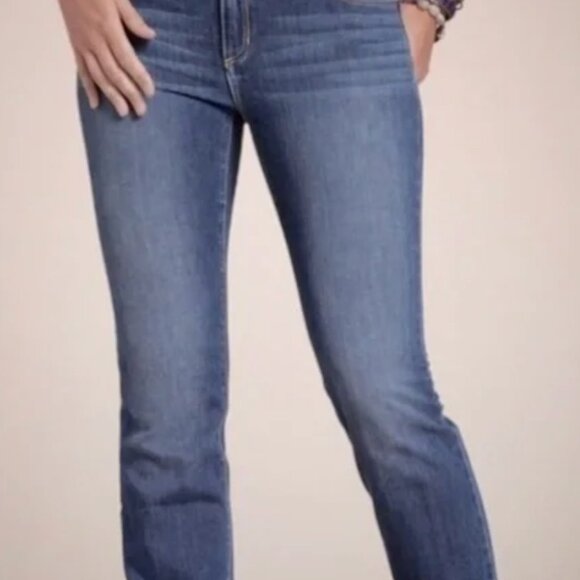 Chicos Platinum Classic Blue Women's Jeans Size 1 Reg - Picture 1 of 6